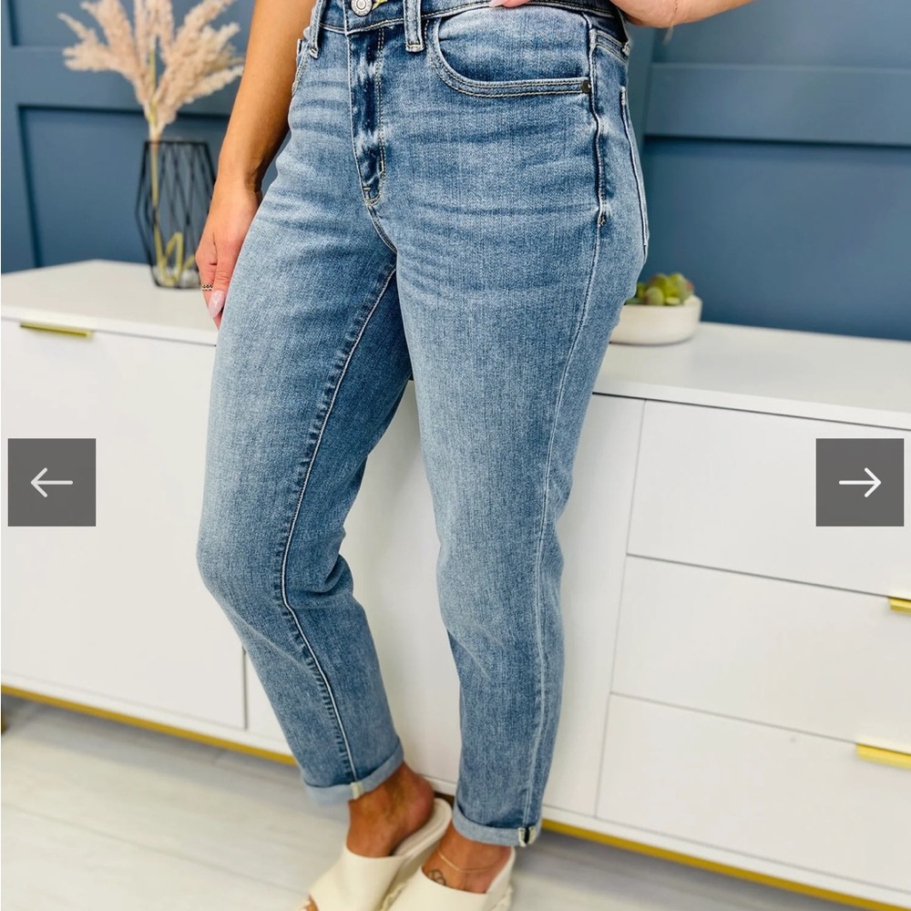 Judy blue bleach boys non distressed boyfriend jeans